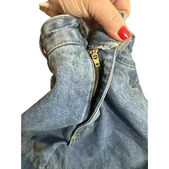 GEORGES MARCIANO SOON Denim U.S.A. LOS ANGELES size 32 zipper ankle VTG 80s - Picture 12 of 16